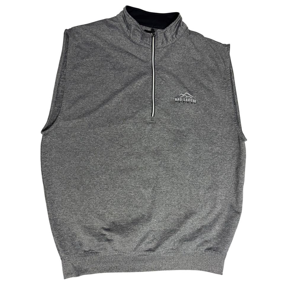 FootJoy Red Ledges Utah Gray Golf Vest Medium Stretch Material